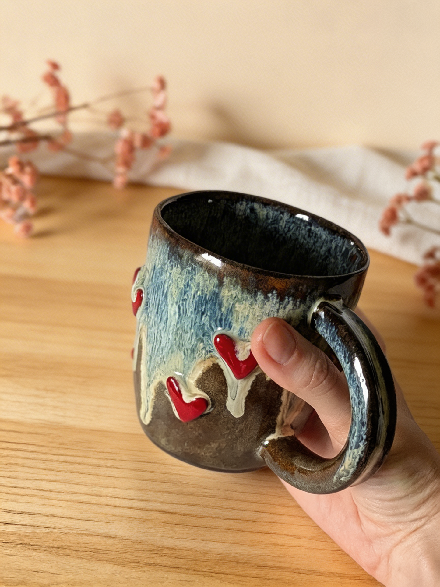 Heart Drip Mug