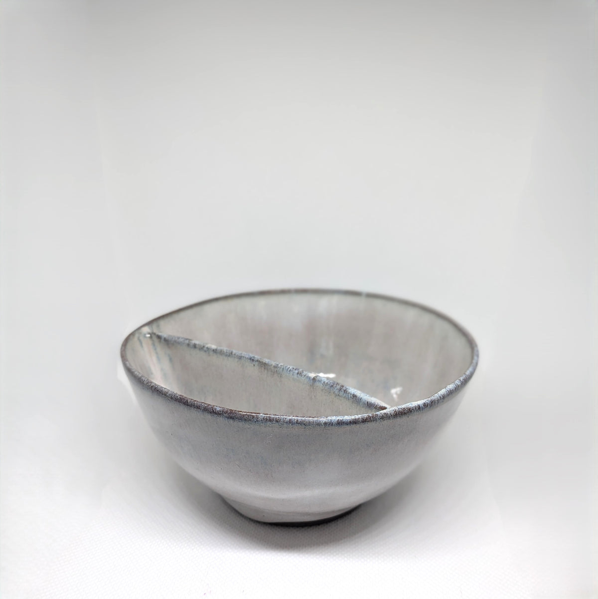 Two-Section Ceramic Serving Bowl