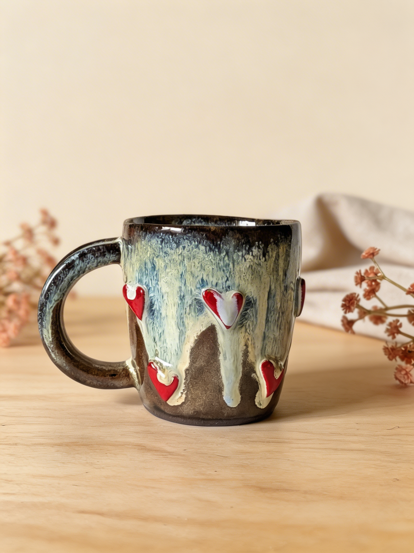 Heart Drip Mug